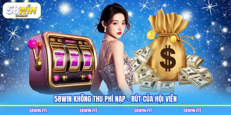 58win không thu phí nạp - rút của hội viên